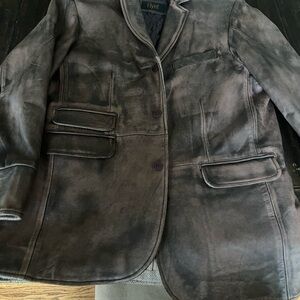 Men's Black Leather Jacket